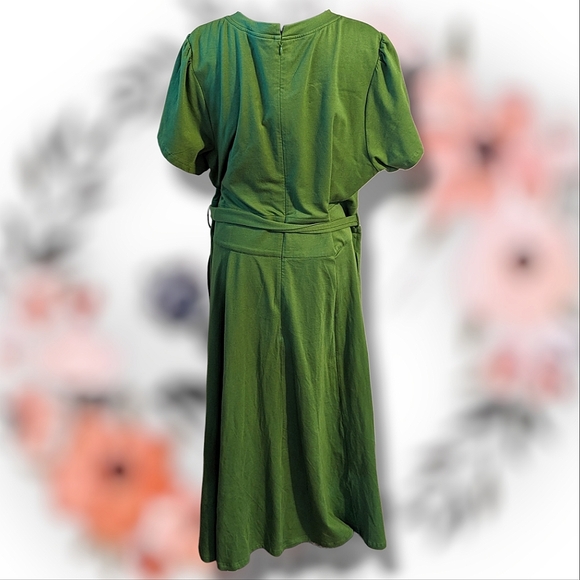 🆕 Eshakti Fit and Flare Retro Cut Midi Dress size 3X - Picture 4 of 6